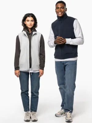 Chaleco micropolar ecológico unisex