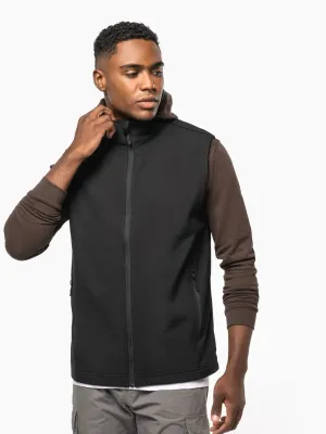 Bodywarmer softshell écoresponsable 2 couches unisexe