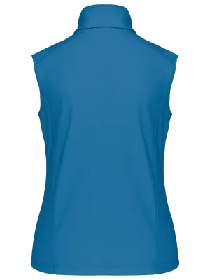 Bodywarmer softshell femme – Aqua Blue