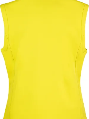 Ladies' Printable Softshell Bodywarmer – Yellow / Black