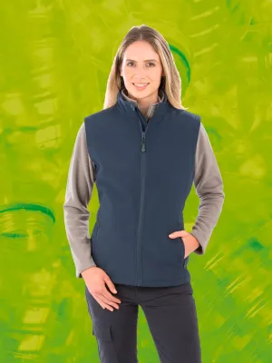 Chaleco softshell de mujer reciclado