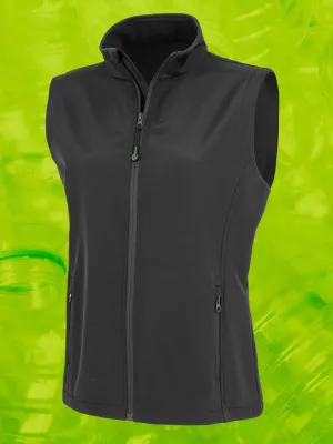 Chaleco softshell de mujer reciclado – Black