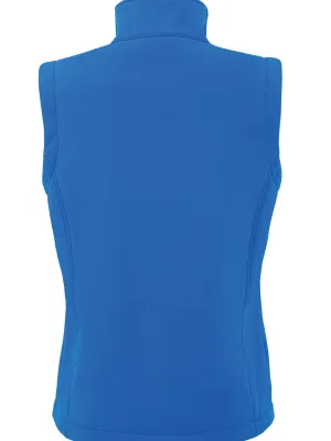 Chaleco softshell de mujer reciclado – Royal