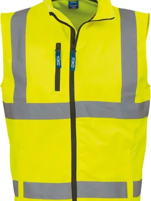 Hi-vis softshell gilet