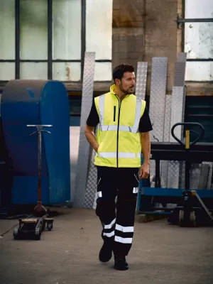 Hi-vis softshell gilet