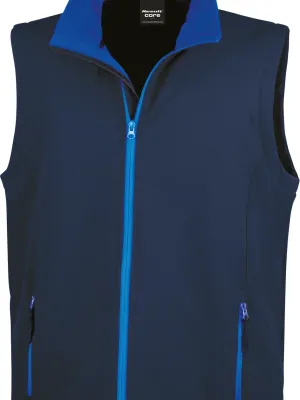 Chaleco softshell de hombre Printable – Navy / Royal