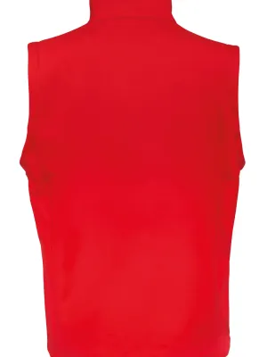 Chaleco softshell de hombre Printable – Red / Black