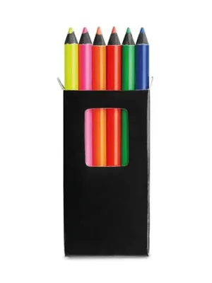 MEMLING. Pencil box with 6 coloured pencils