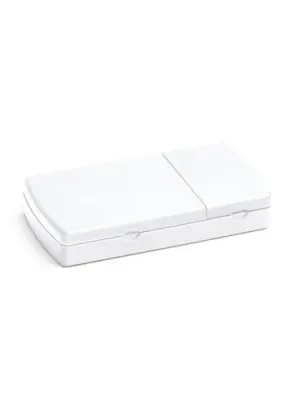 NERO. Pastillero con 2 separadores – Blanc