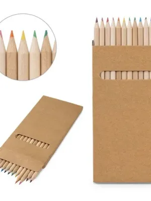 CROCO. Boîte avec 12 crayons de couleur