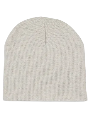 Fine knit beanie – Sweet Grey