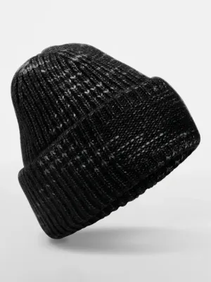 Bonnet à patch en grosse mailles – Midnight Haze