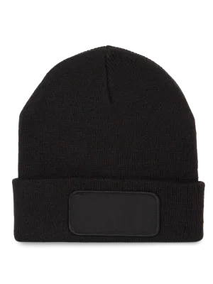 Gorro con parche – Black