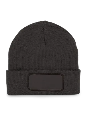 Gorro con parche – Dark Grey