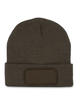 Gorro con parche – Dark Khaki