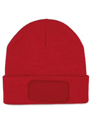 Gorro con parche – Red