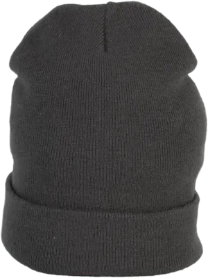Beanie with turn-up K-up Gold Label – Dark Grey