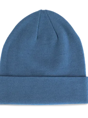 Beanie with turn-up K-up Gold Label – Stellar Blue