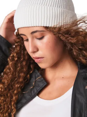 Gorro canalé con vuelta