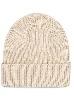 Gorro canalé con vuelta – Light Sand