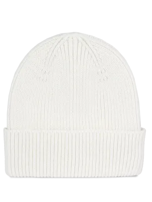Gorro canalé con vuelta – Off White