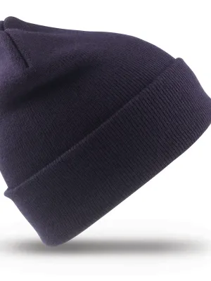 Recycled polyester beanie – Navy