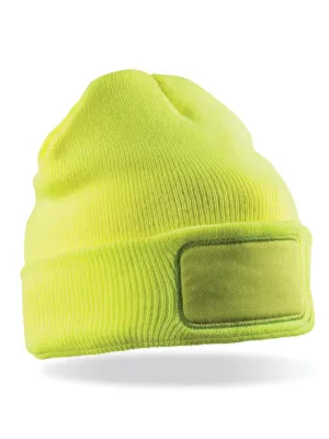 Bonnet imprimable Thinsulate™ recyclé – Fluorescent Yellow