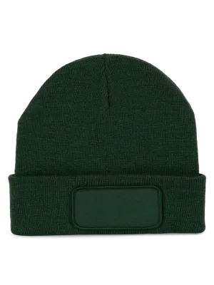 Gorro reciclado con parche – Forest Green