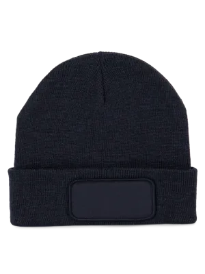Gorro reciclado con parche – Navy