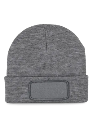 Gorro reciclado con parche – Oxford Grey