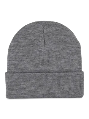 Gorro reciclado con vuelta de punto – Oxford Grey