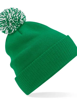 Gorro Snowstar® – Kelly Green / White