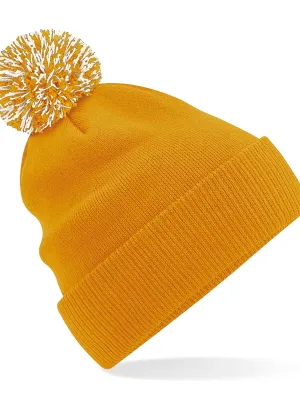 Gorro Snowstar® – Mustard / Off White