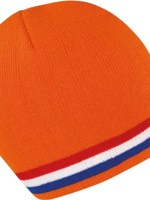 Gorro «Supporter» – Orange / Red / White / Blue