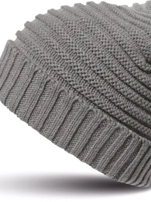 Bonnet tressé – Grey