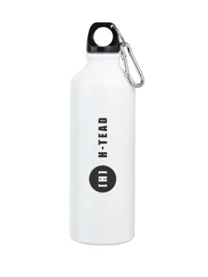 LANDSCAPE L. Bouteille de sport 800mL en aluminium avec mousqueton