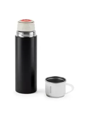 COMANECI. Botella de acero inoxidable de doble pared (90% reciclado) con acabado mate 490 mL