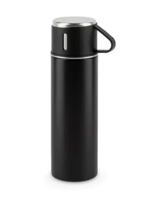 COMANECI. Botella de acero inoxidable de doble pared (90% reciclado) con acabado mate 490 mL