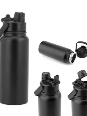 ALCARAZ. Stainless steel bottle (90% recycled), double wall vacuum insulated