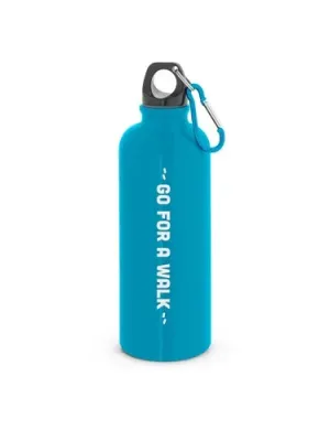 KELCE. Single-wall stainless steel bottle with carabiner clip 550 ml
