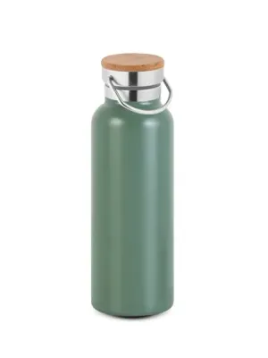 RAGNAR. Stainless steel (36% recycled) double-walled vacuum insulated bottle 570 mL – Vert kaki