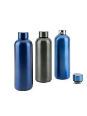 ODIN METTALIC. Botella en acero inoxidable 90% reciclado 550 mL