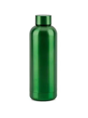 ODIN METTALIC. Botella en acero inoxidable 90% reciclado 550 mL – Vert