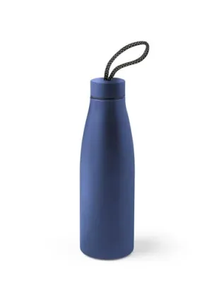 MORGAN. Bouteille en acier inoxydable recyclé à 90% (710 mL) – Bleu marine