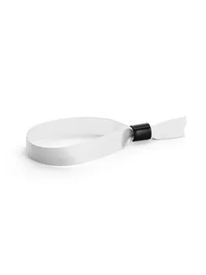 SECCUR. Bracelet en satin inviolable – Blanc