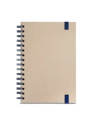 PROUST. Libreta A5 de anillas, tapa dura, fabricada en papel de caña de azúcar (80% caña de azúcar), con páginas lisas