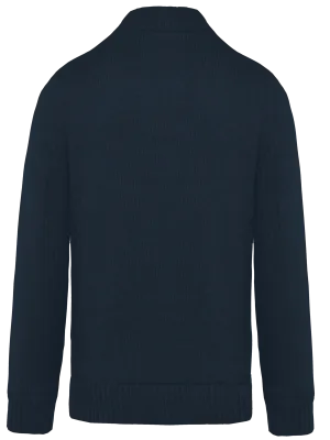 Men's fleece-lined cardigan