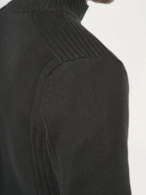 Men's fleece-lined cardigan