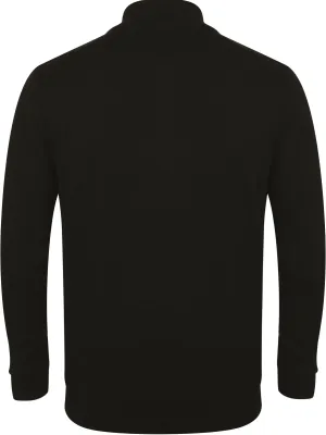 Cárdigan con cremallera – Black