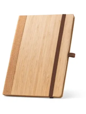 ORWELL. Cuaderno A5 realizado con hojas de bambú y corcho – Naturel